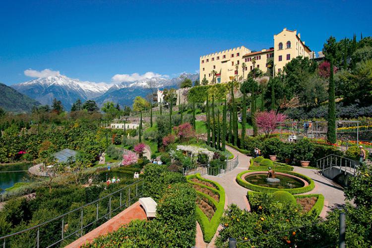 The botanic gardens of Trauttmansdorff Castle